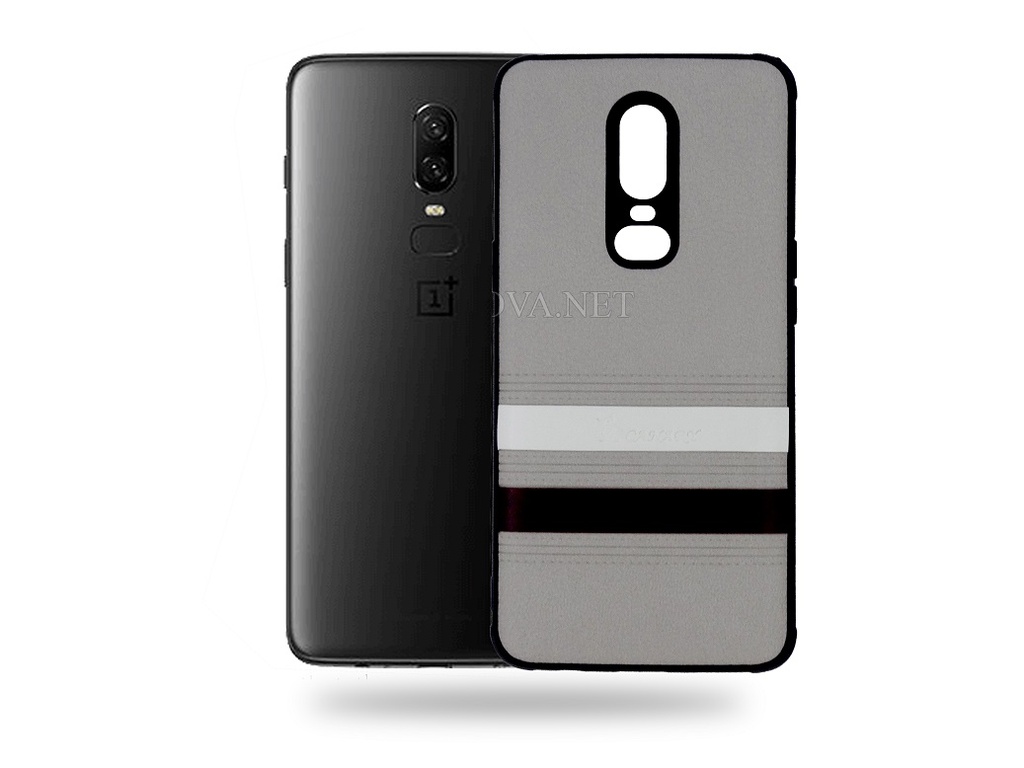 OnePlus 6 Leather Back Case