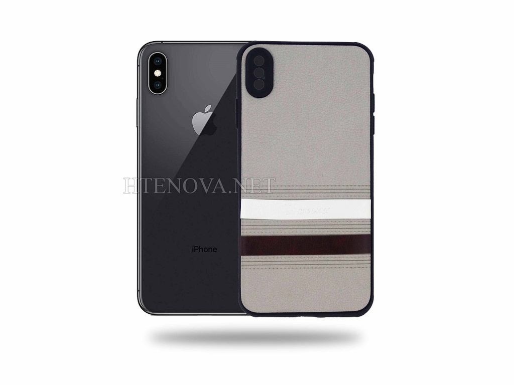 iPhone Xs Max Leather Back Case