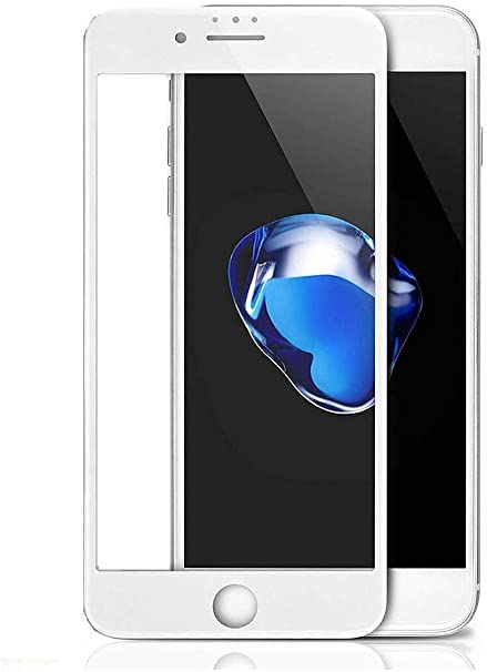 [PL6iP7GPL-2-1] iPhone 7G Plus 9D Color Glass (WHITE)