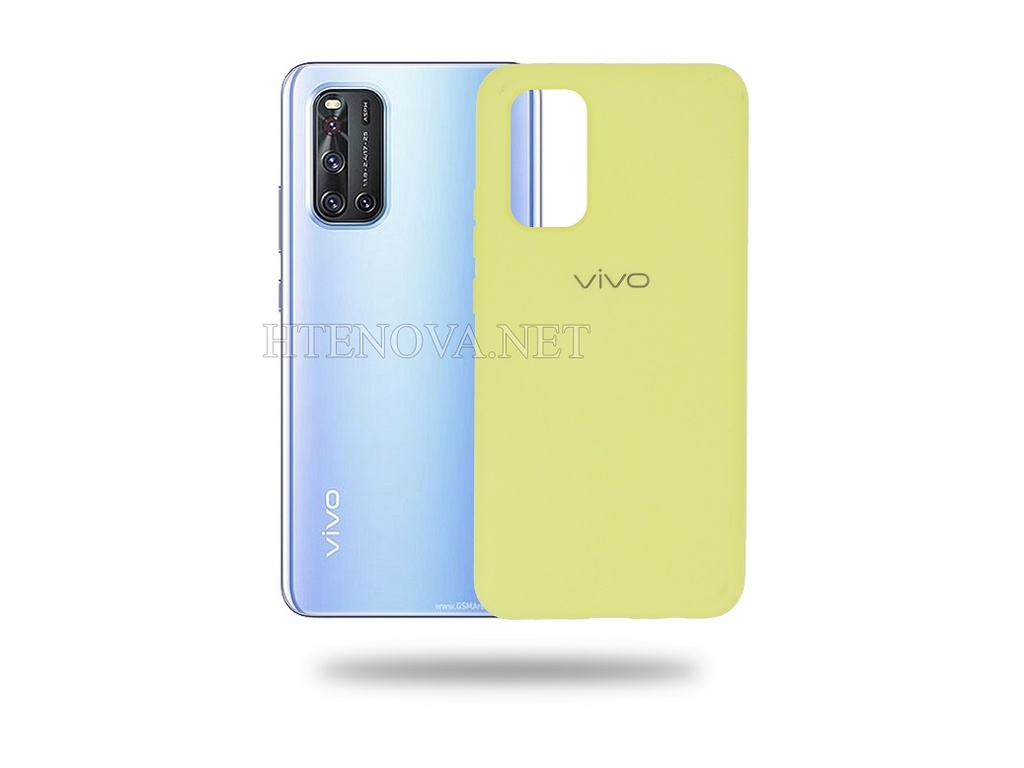 [PO23BViV19-5-6] Vivo V19 Back Silky Case (Archive by Muneeb old pouch ids) (YELLOW)