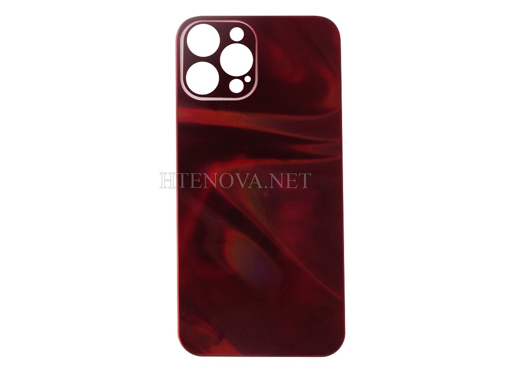 [PL17iP12PMX-3-4] iPhone 12 Pro Max Golden Back Sheet (RED)