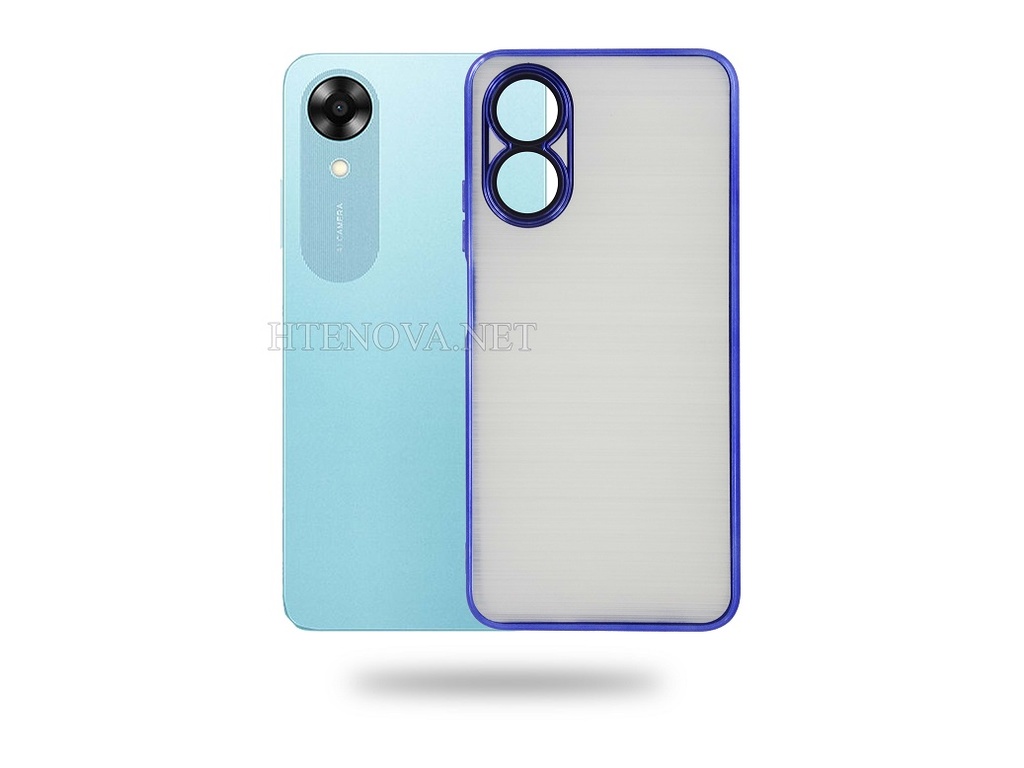 [PO29BOA17K-18-3] OPPO A17K Chrome Back Case (Archive by Muneeb old pouch ids) (BLUE)