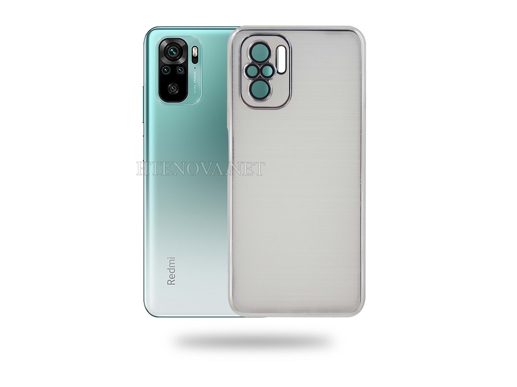 [PO29BMiNOT10-18-1] Redmi Note 10 Chrome Back Case (Archive by Muneeb old pouch ids) (WHITE)