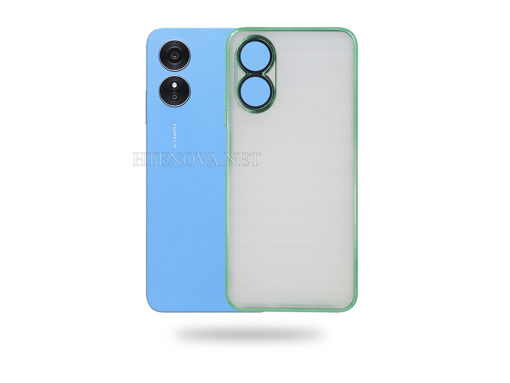 [PO29BOA17-18-11] OPPO A17 Chrome Back Case (Archive by Muneeb old pouch ids) (GREEN)