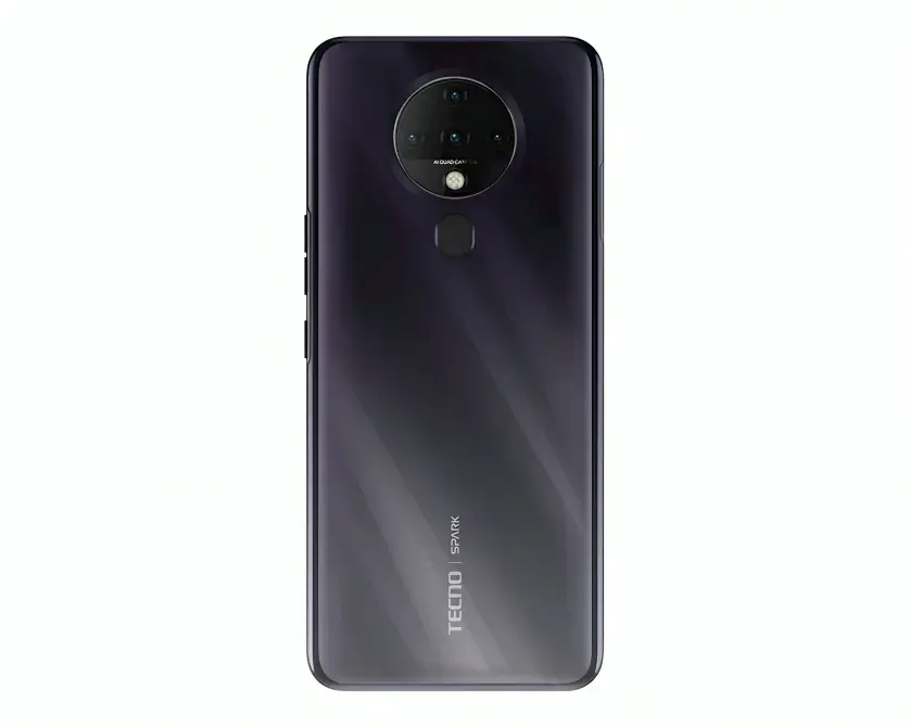 [HS9TESPR6-3-2] Tecno Spark (6) Only Back (BLACK)