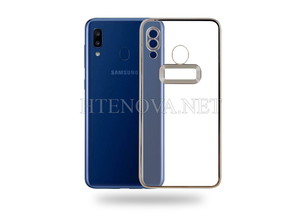 Samsung A20 Chrome Back Case