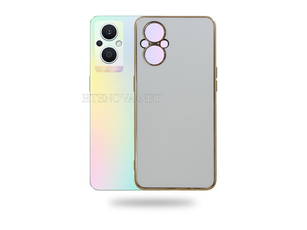 [PO29BOF21PR 5G-10-2] OPPO F21 Pro 5G Chrome Back Case (Archive by Muneeb old pouch ids) (BLACK)