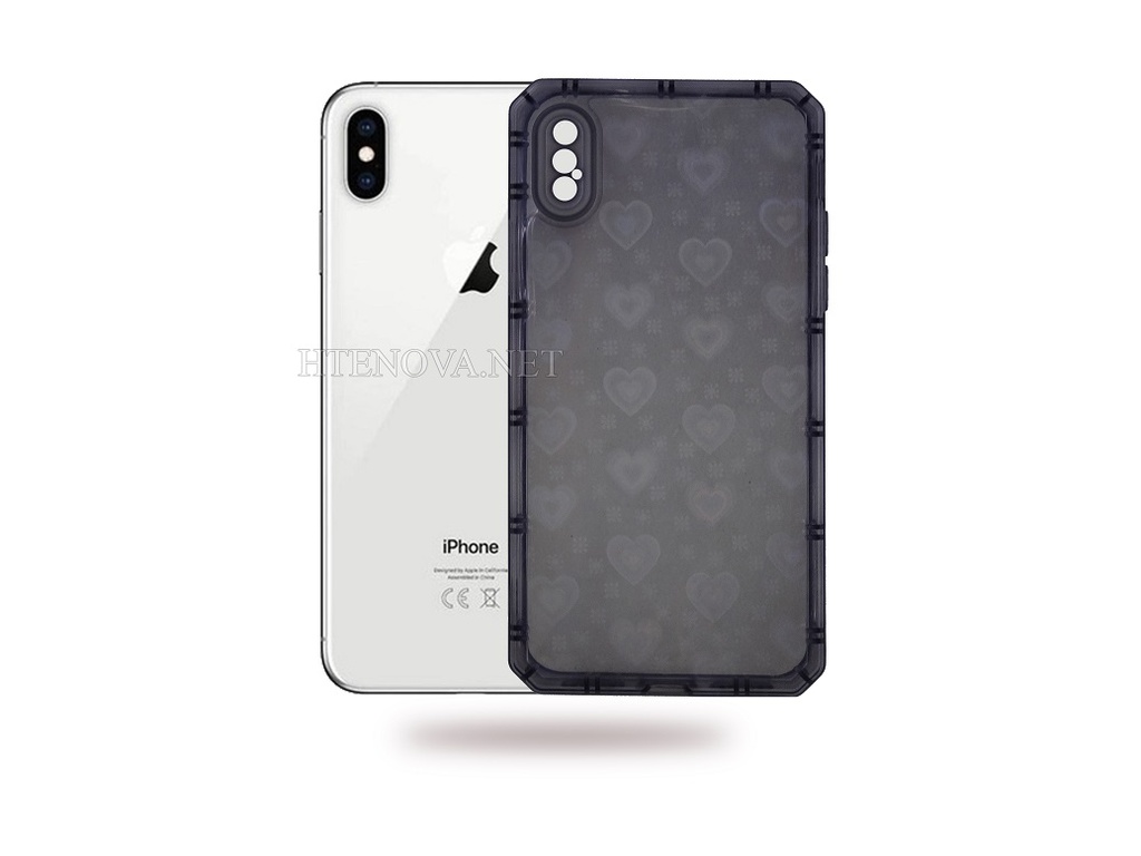 [PO15BiPXSMX-9-3] iphone XS max  Crystal Silicone Back Case (Archive by Muneeb old pouch ids) (BLUE)