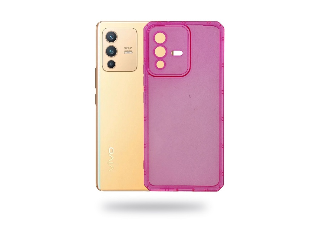 Vivo V23 5G Crystal Silicone Back Case (Archive by Muneeb old pouch ids)