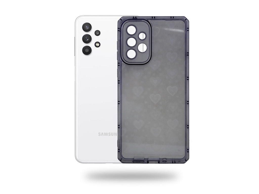 [PO15BSA73-9-3] Samsung A73 Crystal Silicone Back Case (Archive by Muneeb old pouch ids) (BLUE)
