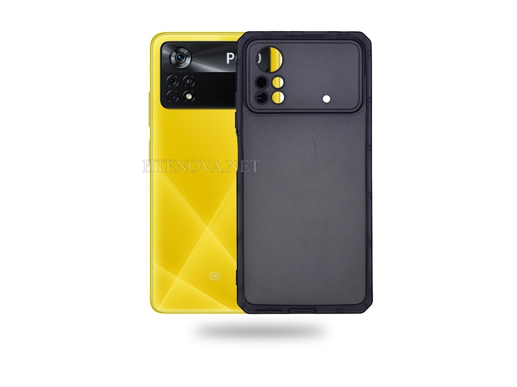 [PO15BMiX4PR-9-2] Redmi X4 Pro Crystal Silicone Back Case (Archive by Muneeb old pouch ids) (BLACK)