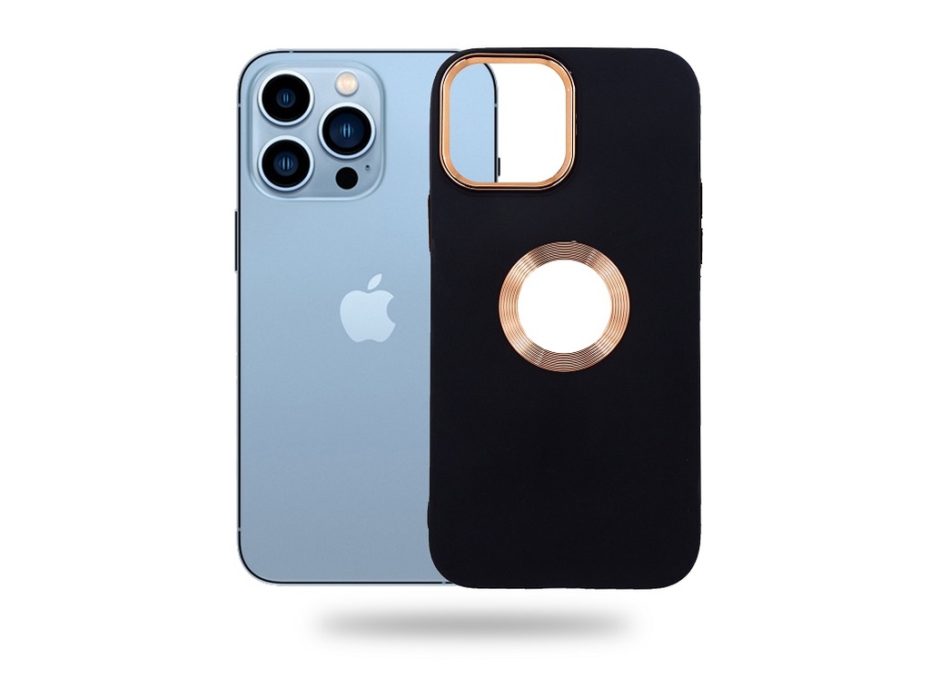 [PO29BiP13PMX-26-4] iPhone 13 Pro Max Chrome Back Case (Archive by Muneeb old pouch ids) (RED)