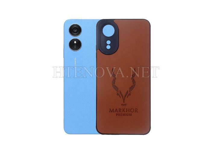 Oppo A17 Leather Back Casex
