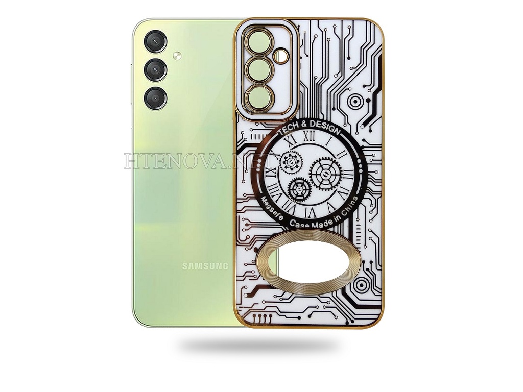 [PO29BSA24-28] Samsung A24 Chrome Back Case