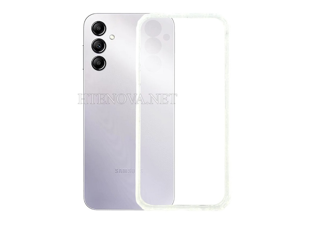 [PO7BSA14-13] Samsung A14 Daimond TPU/Transparent Back Case