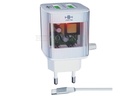 [C1C3M1HH-45] Micro Charger with 2 Extra USB Ports HH Blaze 4 (Crystal 5a)