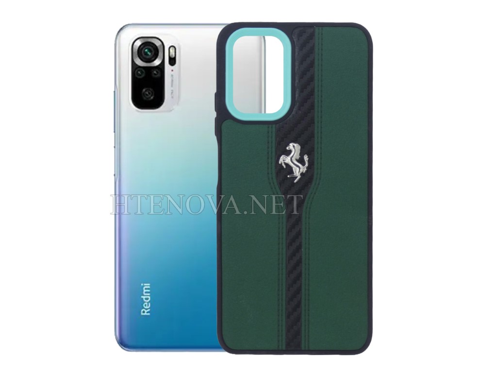 [PO18BMiNOT10PR-18-11] Redmi Note 10 Pro Leather Back Case (Archive by Muneeb old pouch ids) (GREEN)