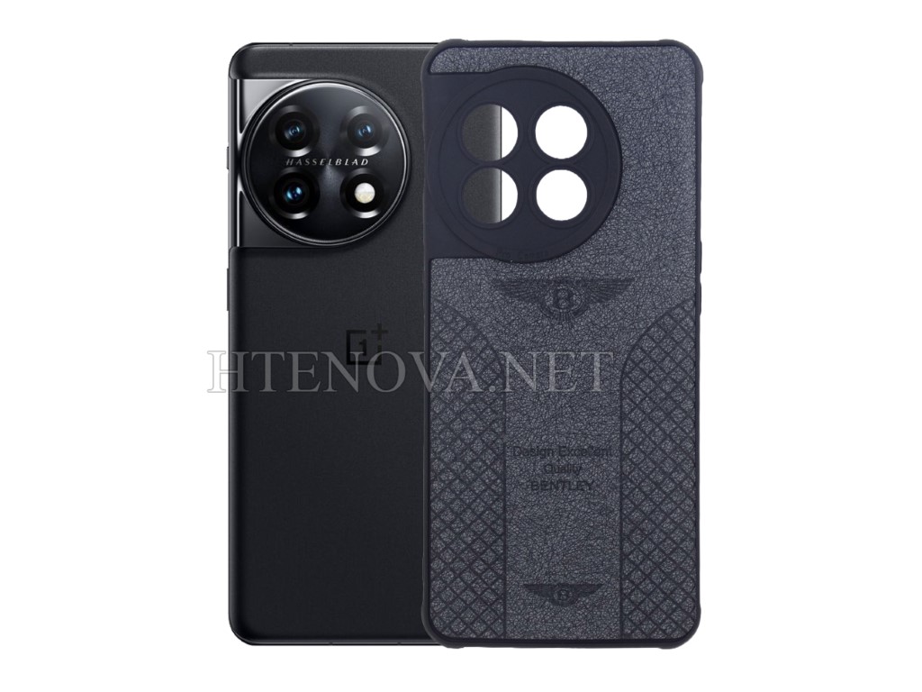 [PO18BOP11-1-2] Oneplus 11 Leather Back Case (Archive by Muneeb old pouch ids) (BLACK)