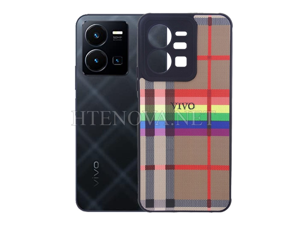 [PO18BViY35-4] Vivo Y35 Leather Back Case