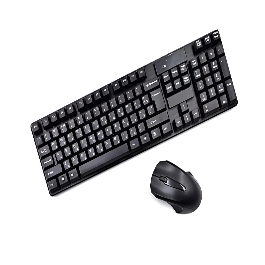 [CPU KEBORD-25] Wireless Keyboard And Mouse H-518