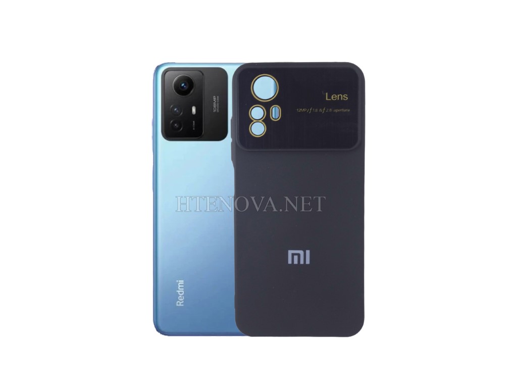 [PO15BMiNOT12S-12-2] Redmi Note 12S Soft Silicone Back Case (BLACK)