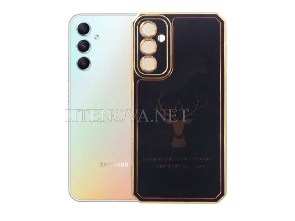 Samsung A34 Chrome Back Case (Archive by Muneeb old pouch ids)