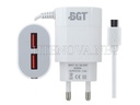 [C1C3M1BGT-2] Micro Charger With 2 Extra USB Ports BGT
