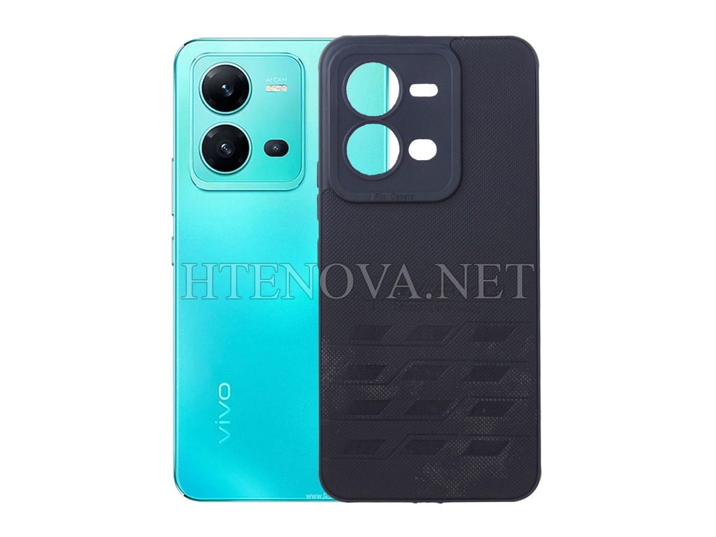 Vivo V25 Leather Back Case