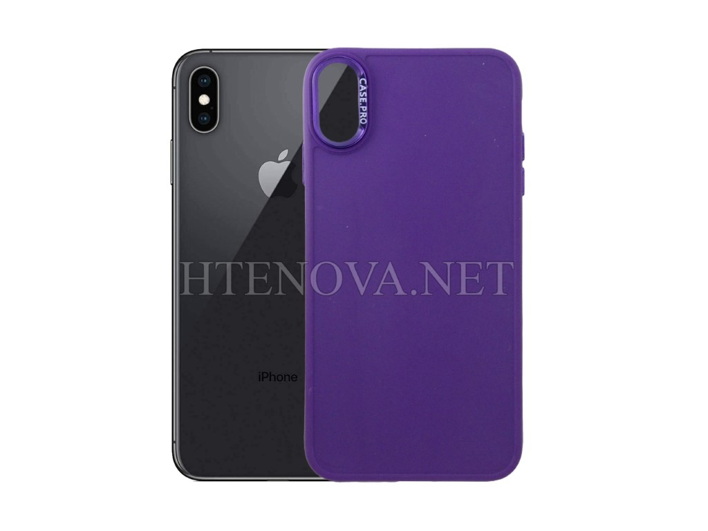 [PO14BiPXSMX-34-12] iphone XS Max Soft Silicone Back Case (Archive by Muneeb old pouch ids) (PURPLE)