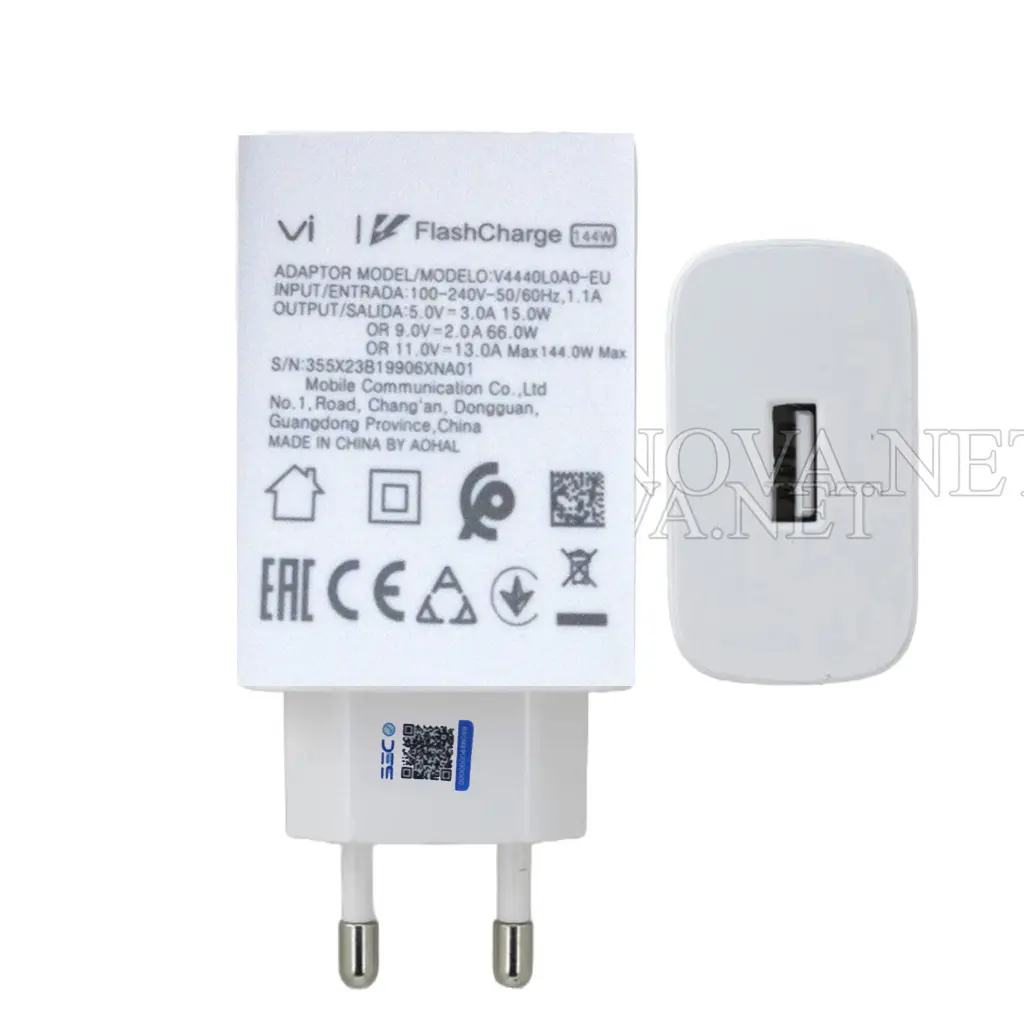 [C1A1S2Vi-31] VIVO Qualcomm FAST Charging Adapter 144W