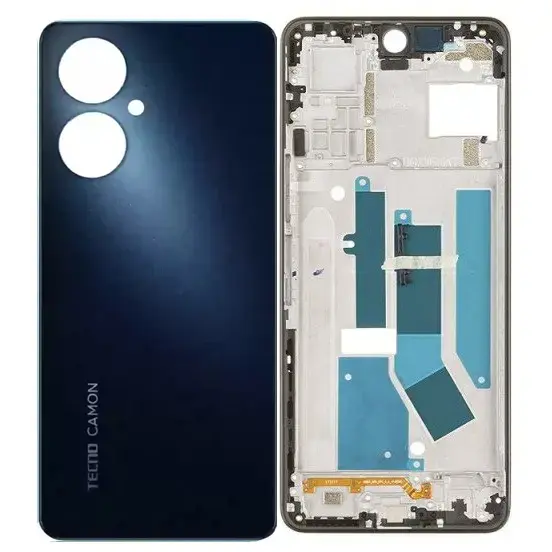 [HS6TECMN19-3-2] Tecno Camon (19) Complete Housing (2 in 1) (BLACK)