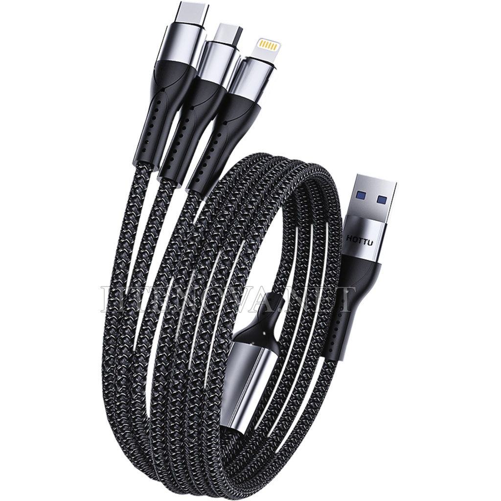 [DCU3SHTU-1] Multi Data Charging Cable 3 in 1 Hottu SF03