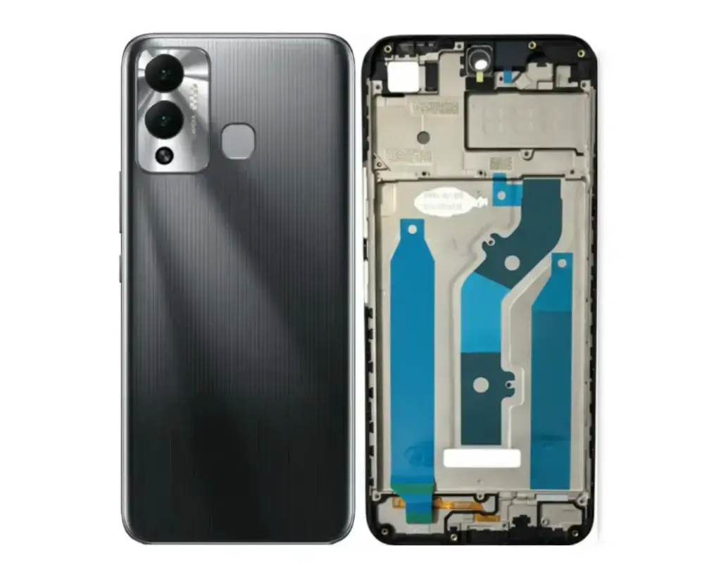 [HS6iNHT12PY-3-2] infinix Hot (12) Play X(6816) Complete Housing (2 in 1) (BLACK)