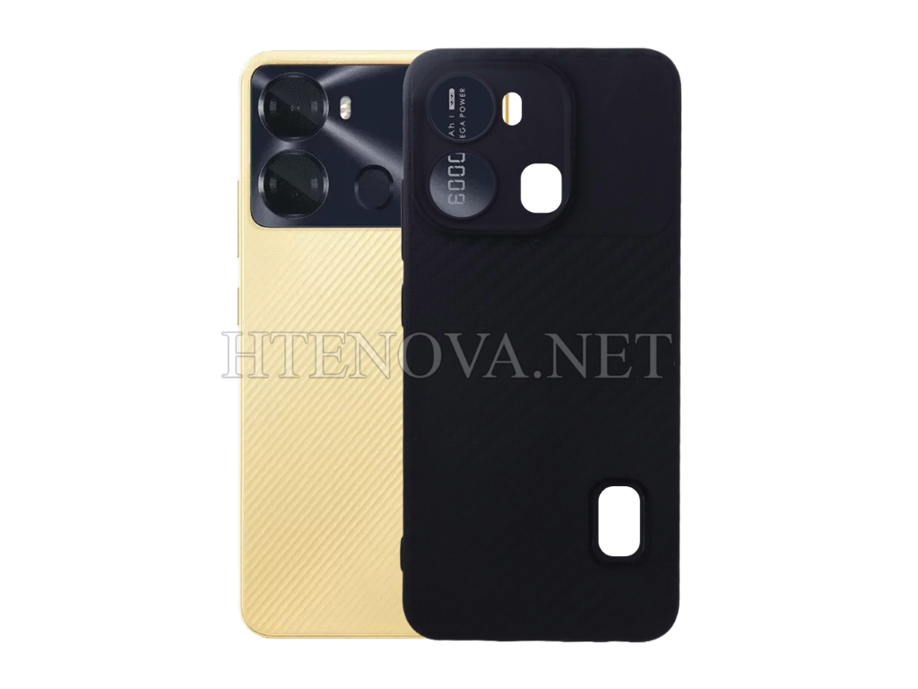 [PO14BHUP40-17-2] Huawei P40 Soft Silicone Back Case (BLACK)