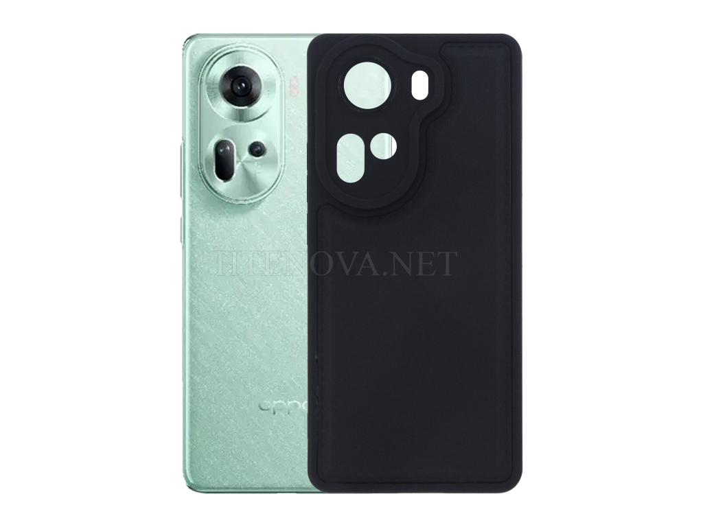[PO14BORNO11-46-2] Oppo Reno 11 Soft Silicone Back Case (Archive by Muneeb old pouch ids) (BLACK)