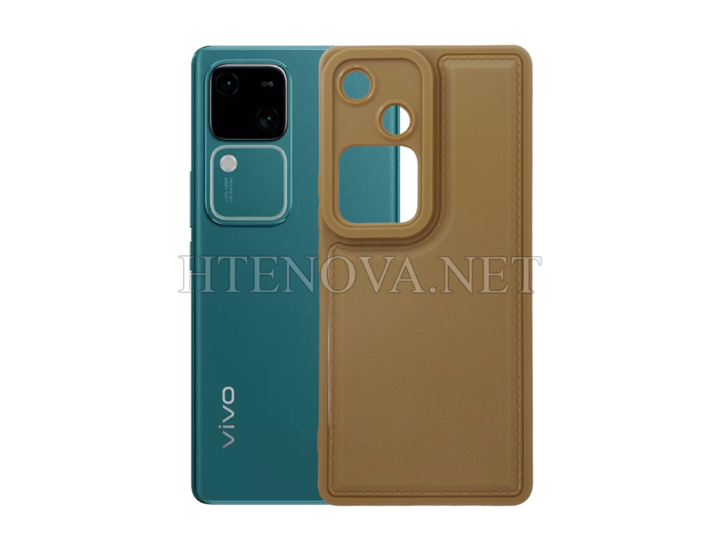 [PO14BViV30-46-13] Vivo V30 Soft Silicone Back Case (Archive by Muneeb old pouch ids) (BROWN)