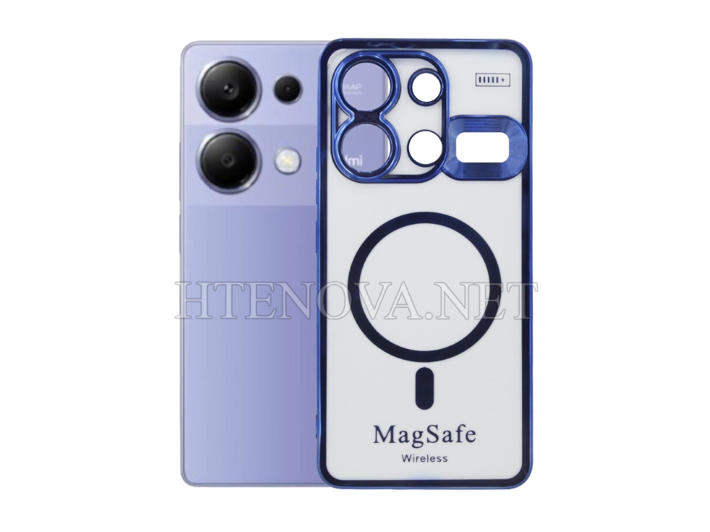 [PO29BMiNOT13-28-3] Redmi Note 13 Chrome Back Case (Archive by Muneeb old pouch ids) (BLUE)