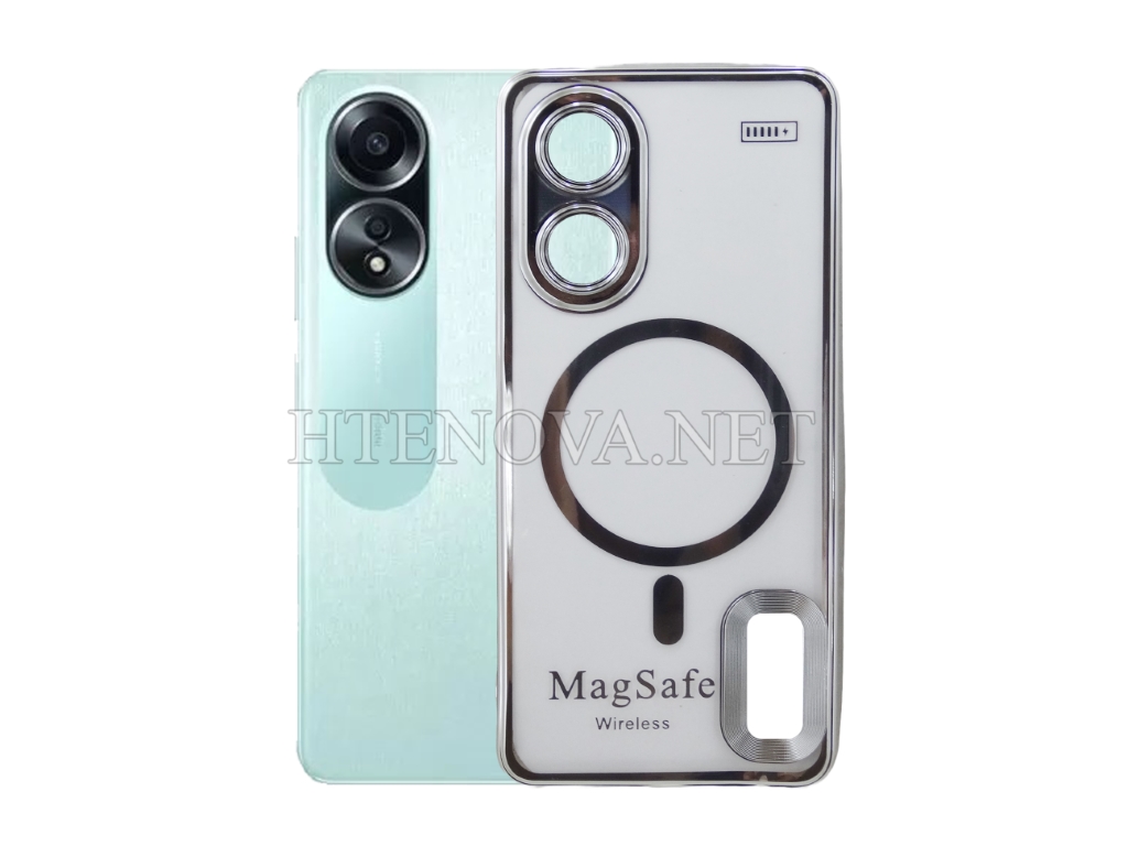 Oppo A58 Chrome Back Case (Archive by Muneeb old pouch ids)