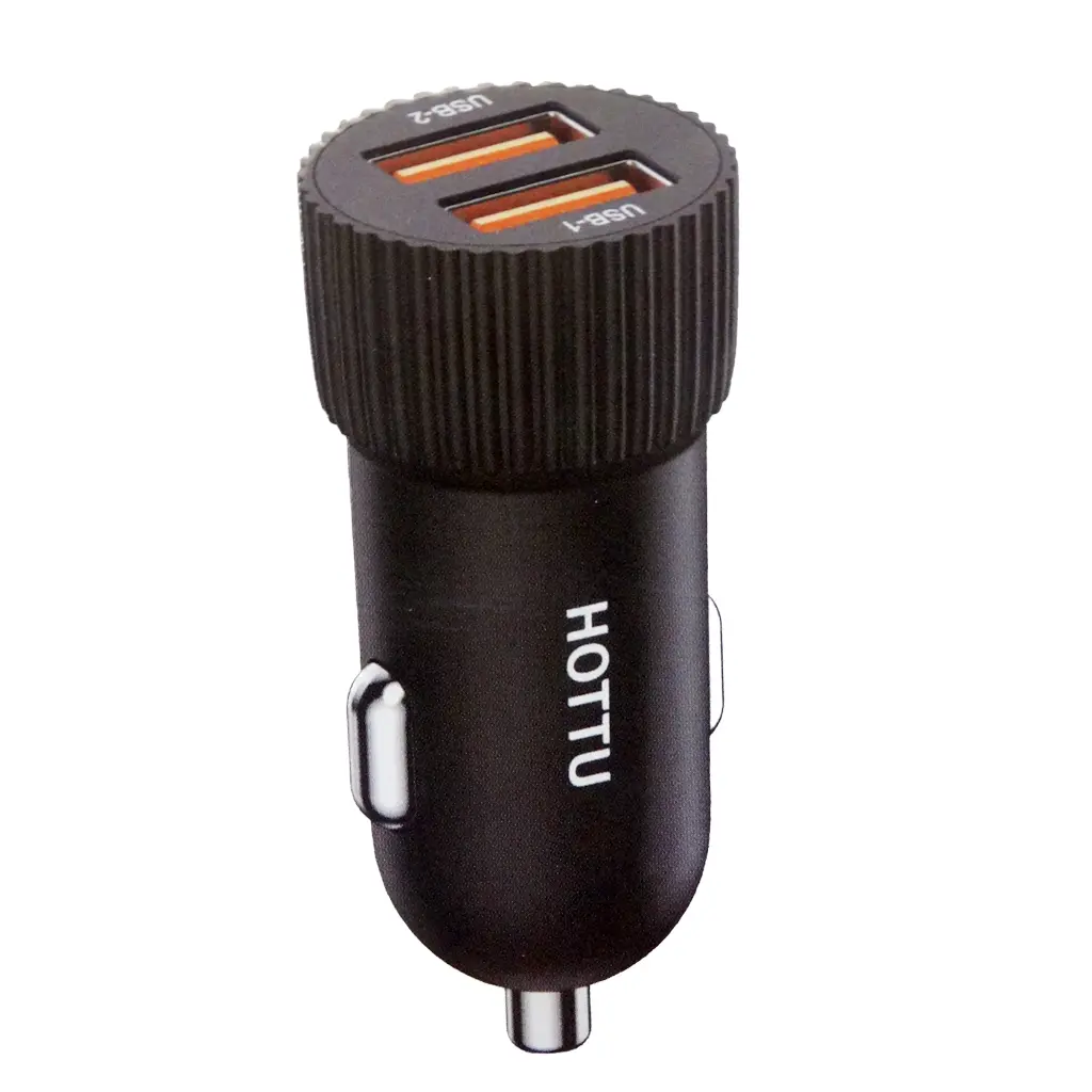 Car Charging Adapter 2 USB Ports HOTTU CC02 15W