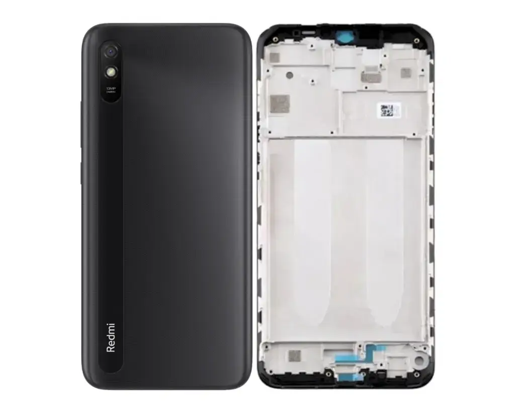 [HS6Mi9A-3-2] Redmi (9)A Complete Housing (2 in 1) (BLACK)