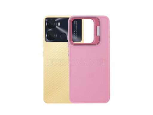 [PO15BiTP40-20-22] itel P40 Crystal Color Button Back Case (Archive by Muneeb old pouch ids) (BABY PINK)