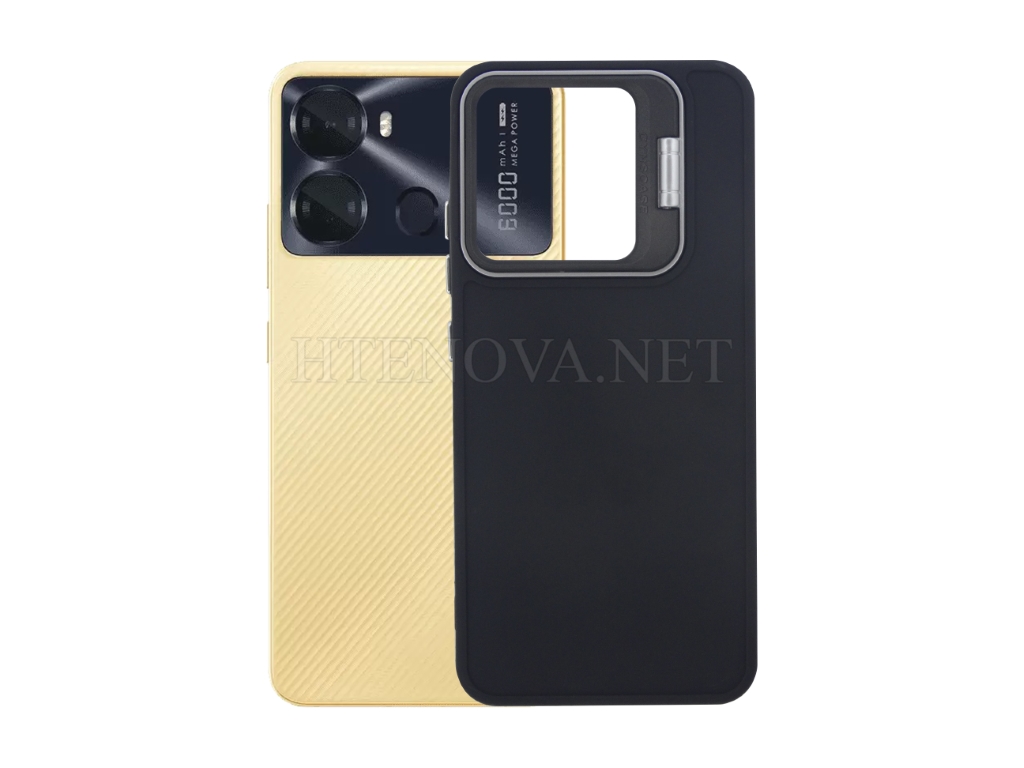 itel P40 Crystal Color Button Back Case