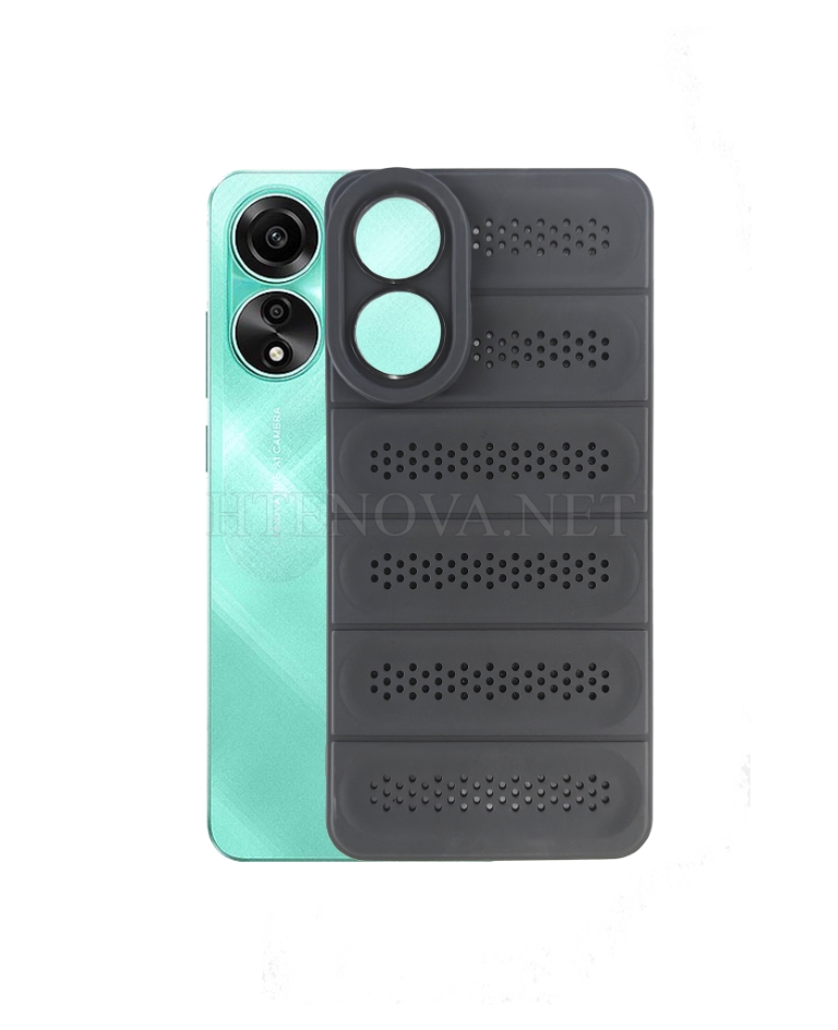 [PO14BOA78-56-2] Oppo A78 Soft SIlicone Back Case (BLACK)