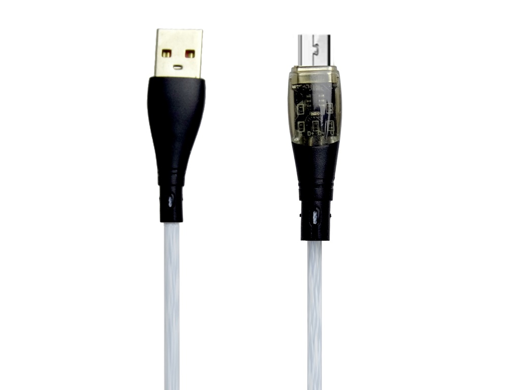 [DCM3S5-1] Micro DATA CHARGING CABLE WiTH LiGHT 6A