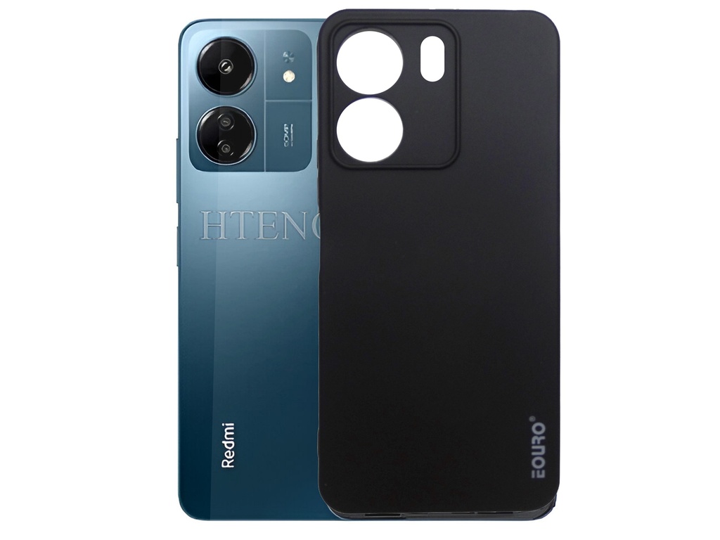 REDMI 13C EOURO SOFT SILICONE BACK CASE 