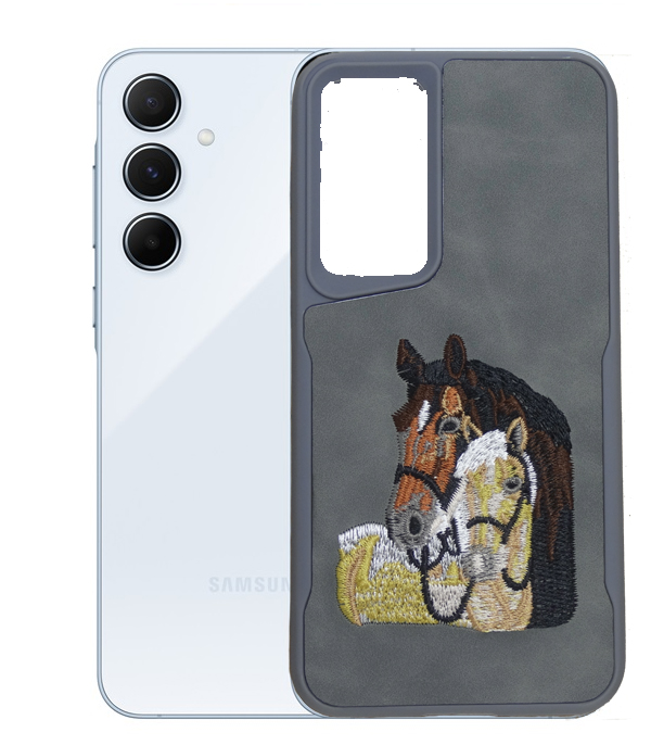Samsung A55 Leather Back Case