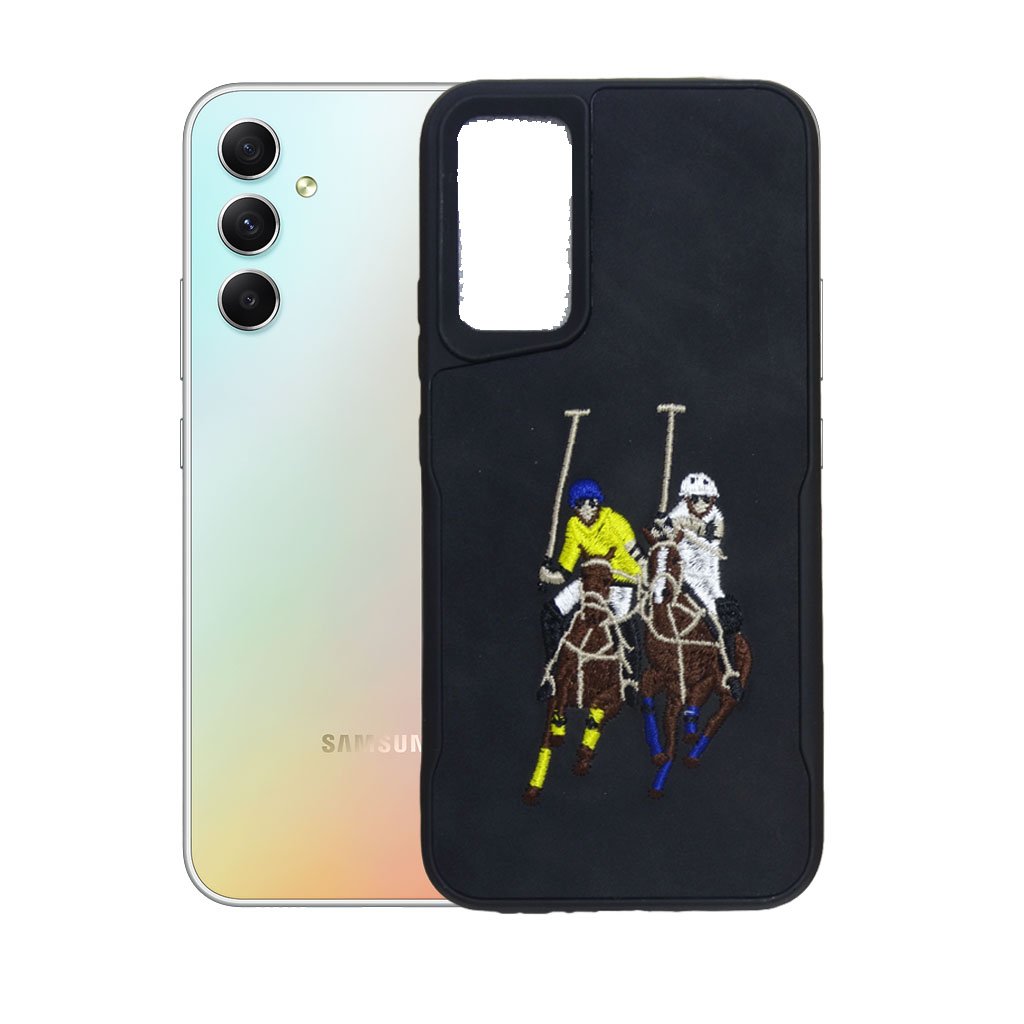 Samsung A34 Leather Back Case