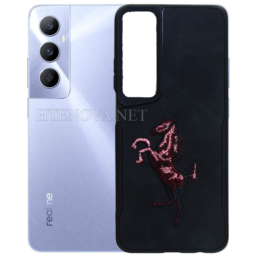 OPPO Realme C65 Leather Back Case