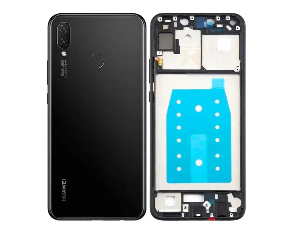 [HS6HUNOV3i-3-2] Huawei Nova (3)i Complete Housing (2 in 1) (BLACK)