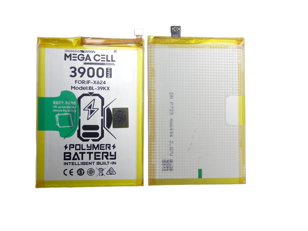 [BTiHOT7PR-26] iNFiNiX HOT 7 PRO/HOT 7/S4 (39KX) BATTERY MEGA CELL